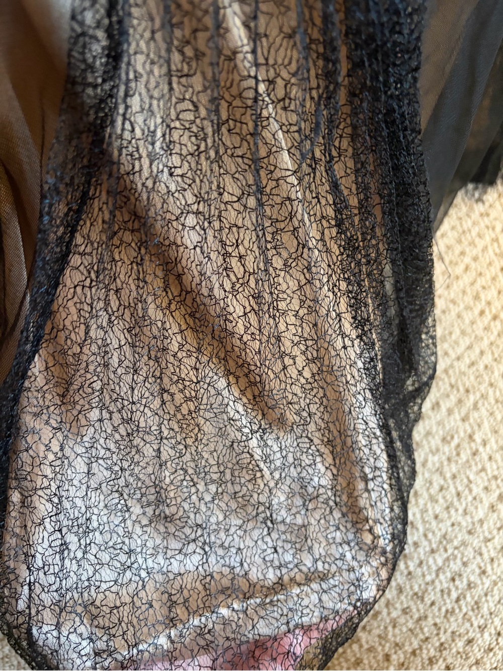 Sue Wong Nocturne One Shoulder Beaded Sequin Formal Gown Size 2 - Picture 9 of 12